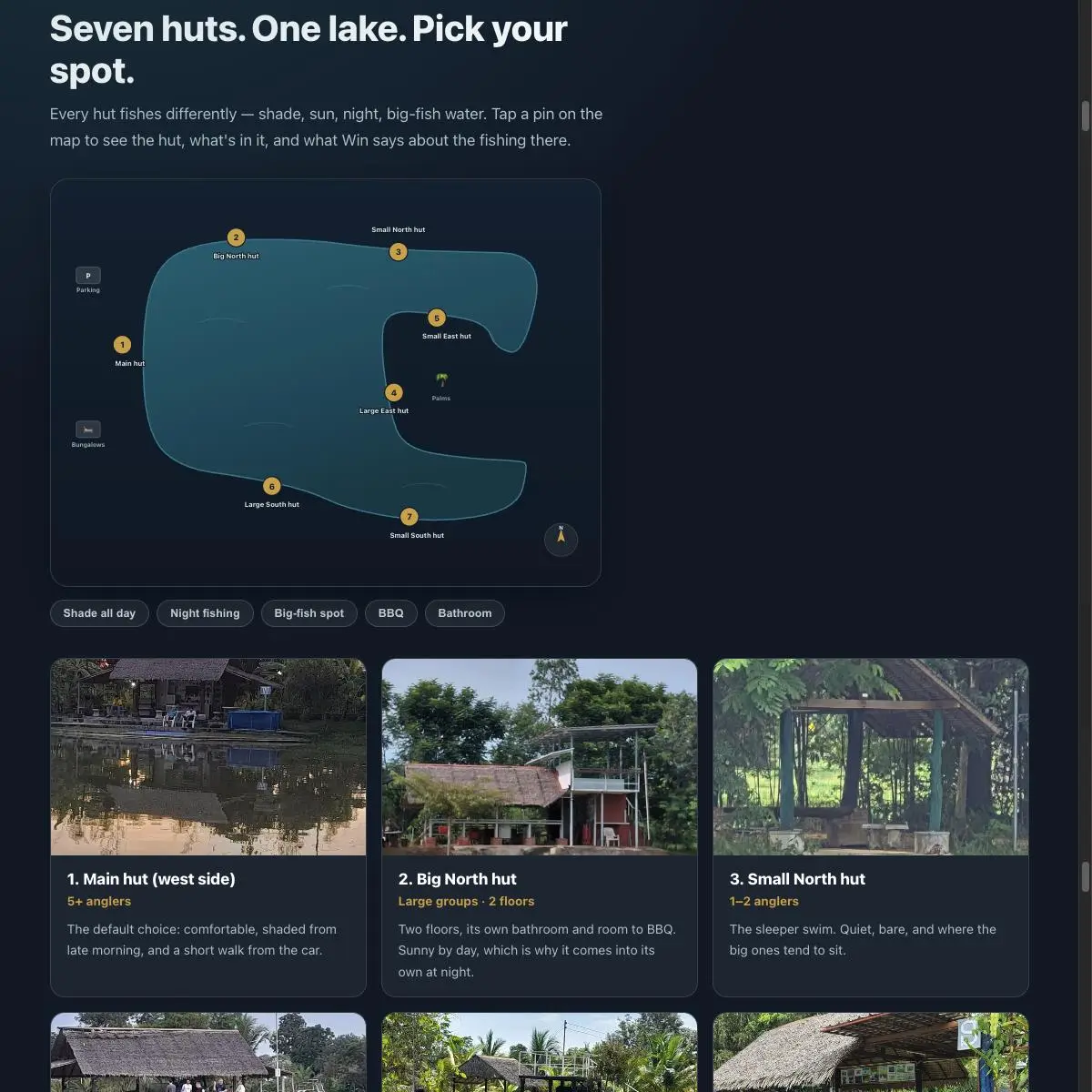 Buriram — species catalogue with real landed weights